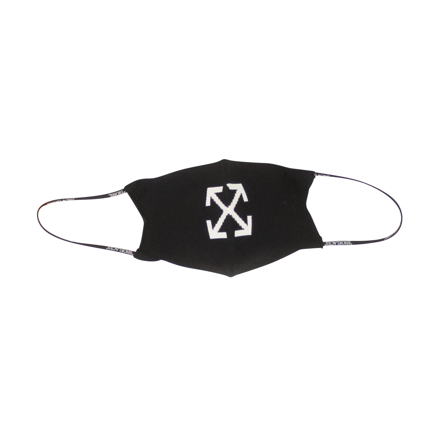 Weiße Pfeil stricken Gesichtsmaske