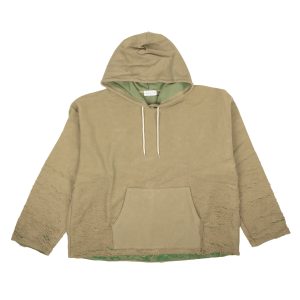 Kelly Reverse Burnout Hoodie in Haifischgrau