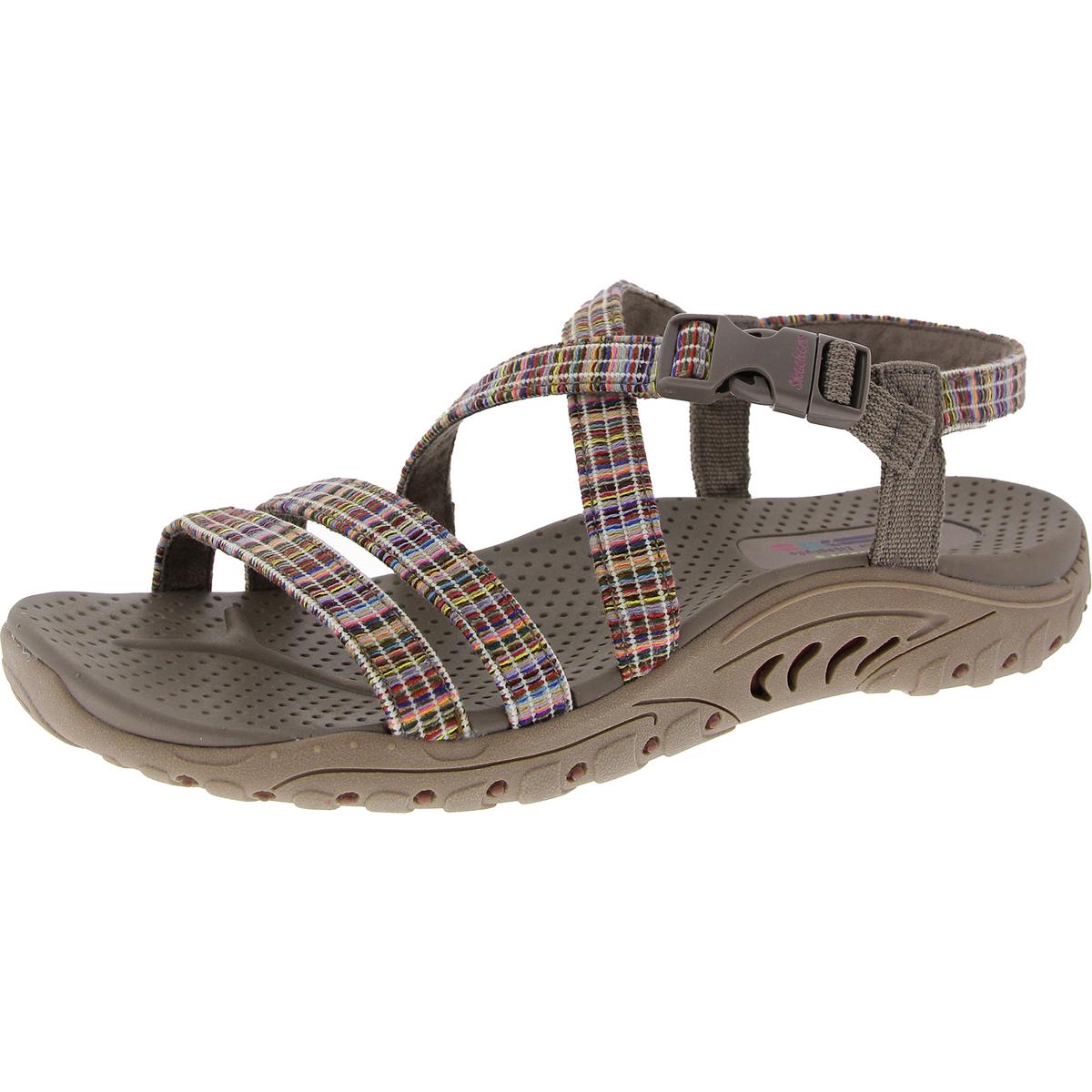 Verstellbare Strick Slingback Sandalen