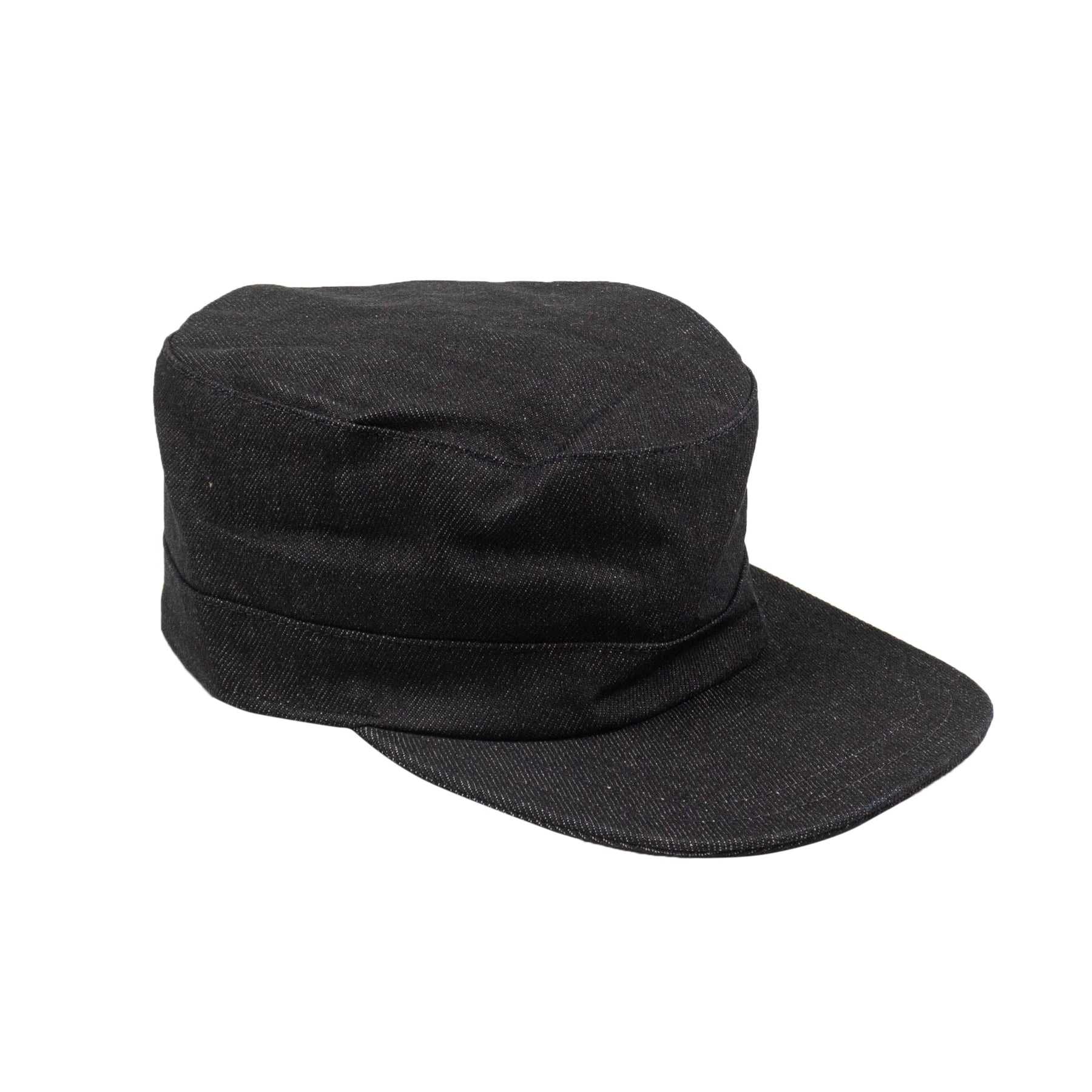 Army Style Kappe aus Denim-Baumwolle