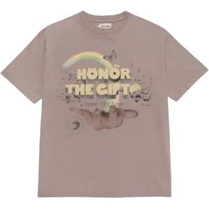 Herren-T-Shirt „Palms Graphic“ in Stone 7732508524604
