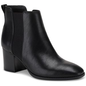 Aloraa Leder Stiefeletten mit Reißverschluss
