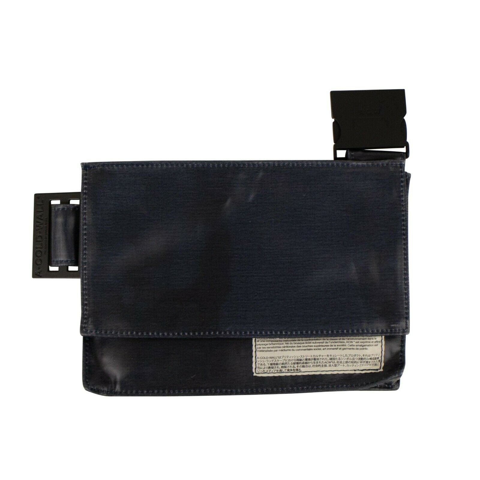 A-COLD-WALL* Umhängetasche aus Leder für Herren – Blau