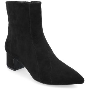 Lusinda-Stiefeletten aus Wildlederimitat