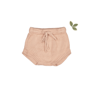 Der grob Strick Bloomer – Altrosa