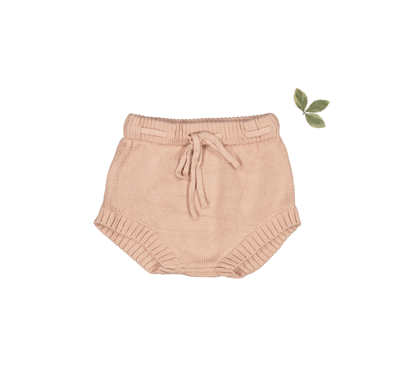 Der grob Strick Bloomer – Altrosa