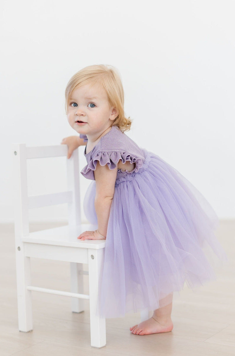 Lavendel Shimmer Tutu Kleid