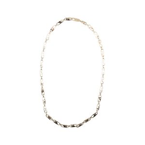 Silber Metall Sling Snap Halskette