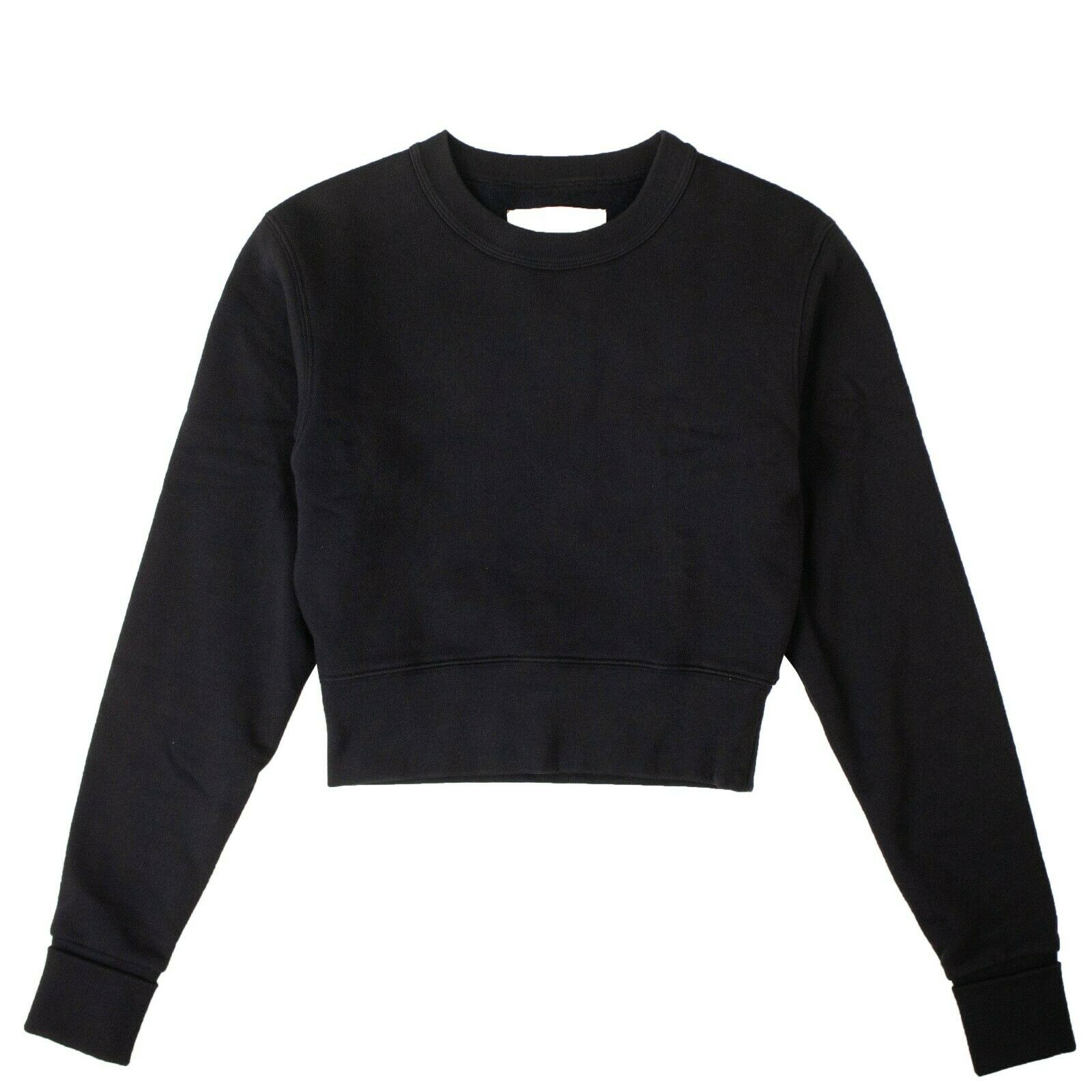 Dunkelblaues Sweatshirt mit Rundhalsausschnitt
