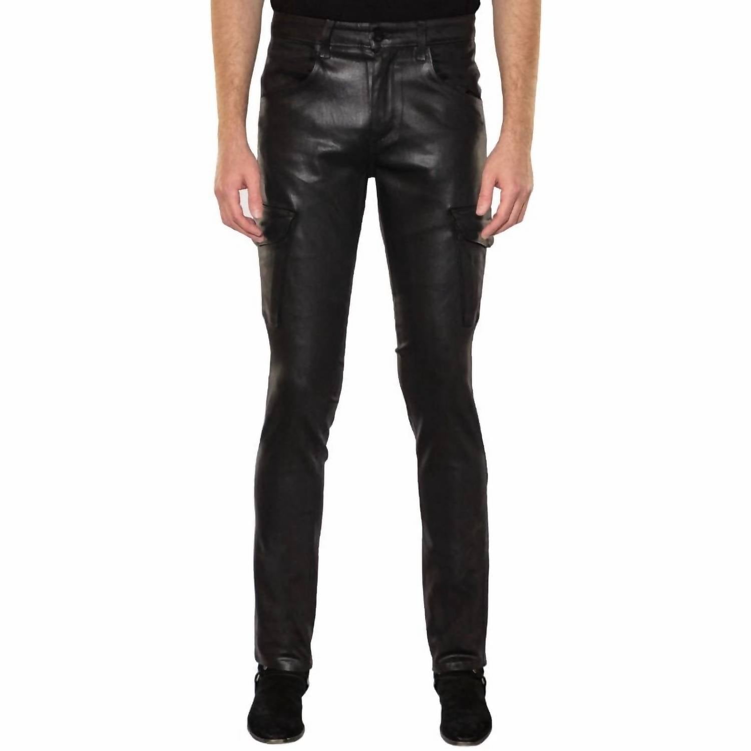 Preston Cargo Jean im beschichteten Noir