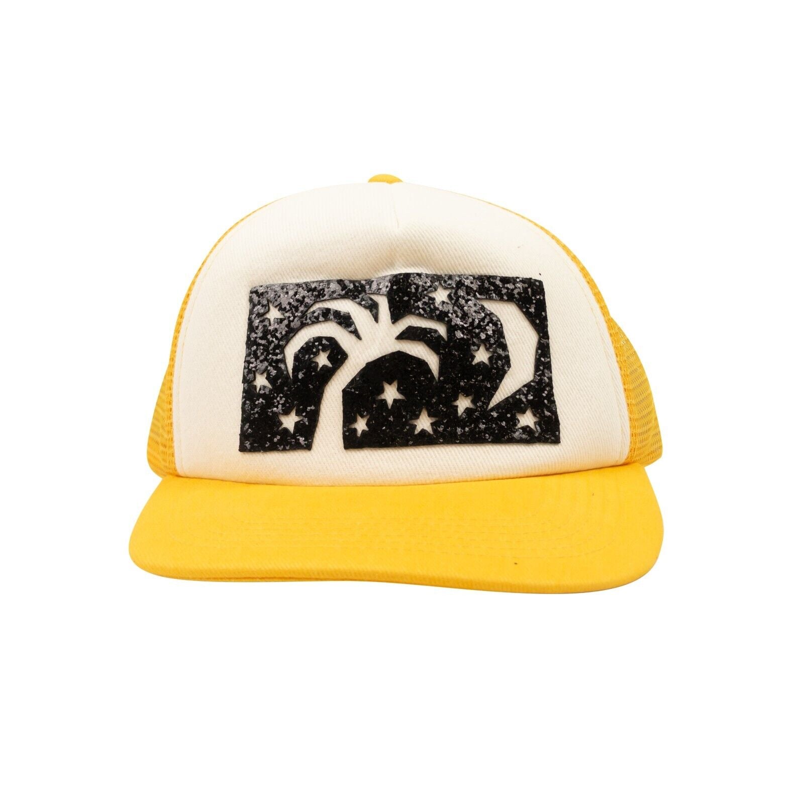 Gelbe Polyester Nachthimmel Baseball Kappe