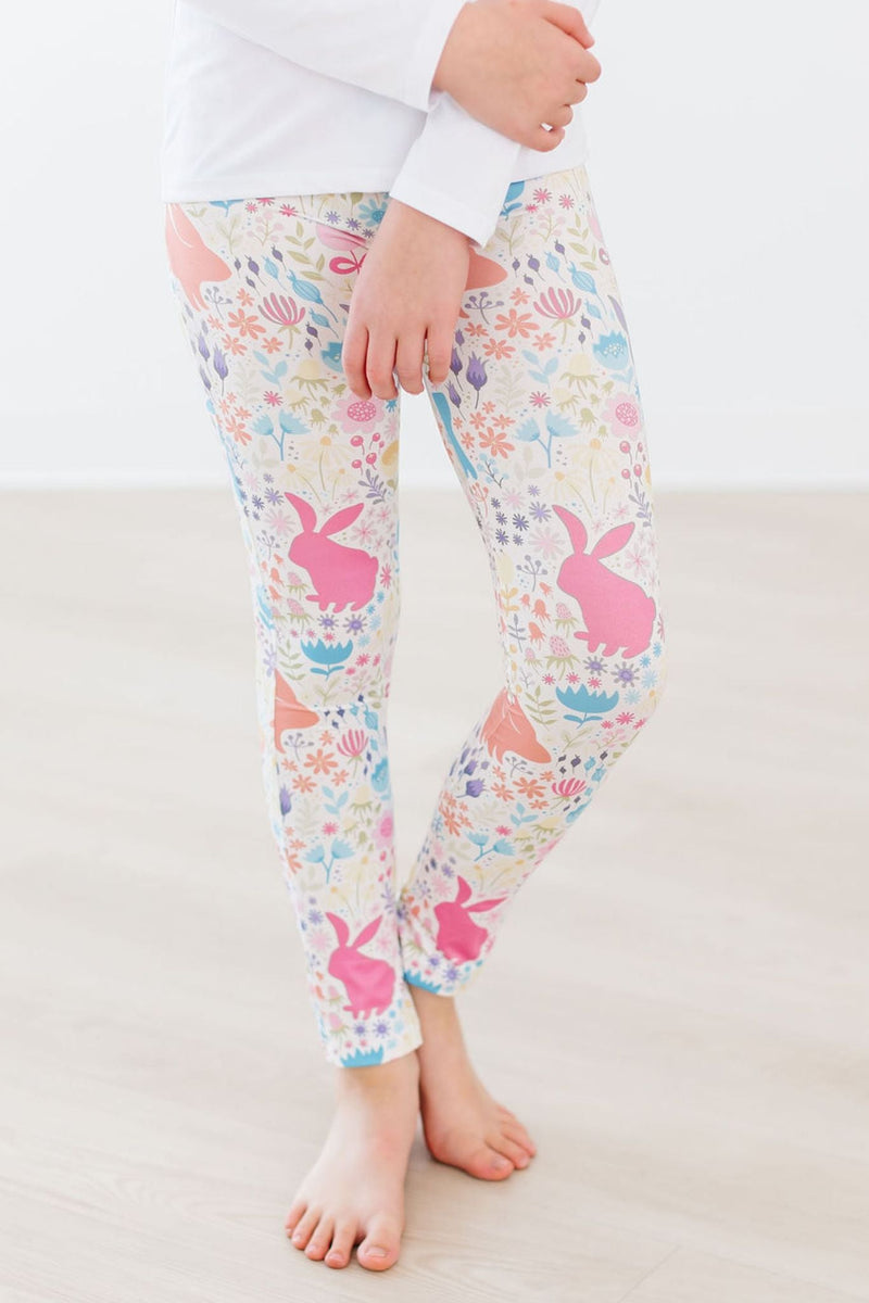 Pastell Blumen Bunnies Leggings
