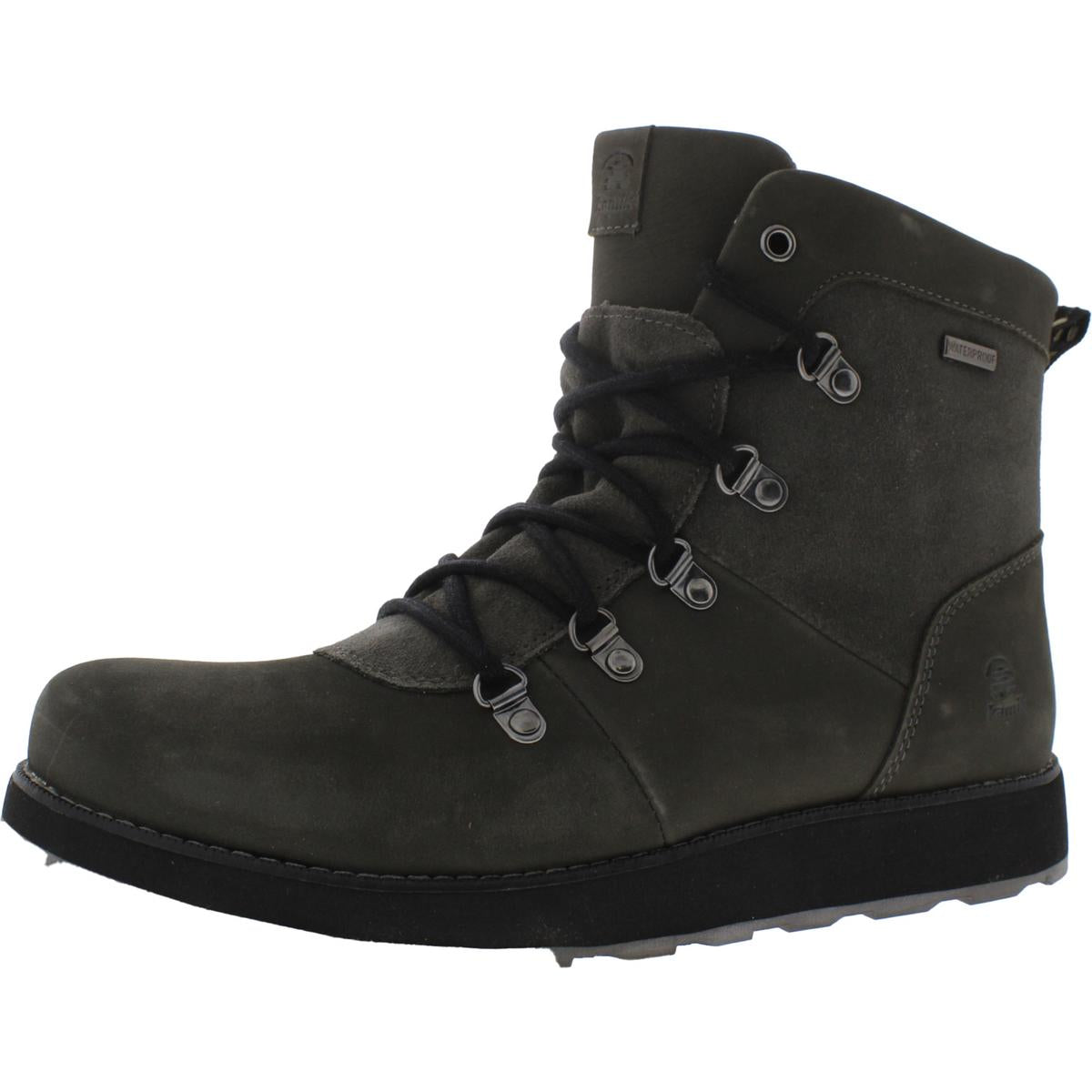 Ariello Leder wasserdichte Combat & Schnürstiefel