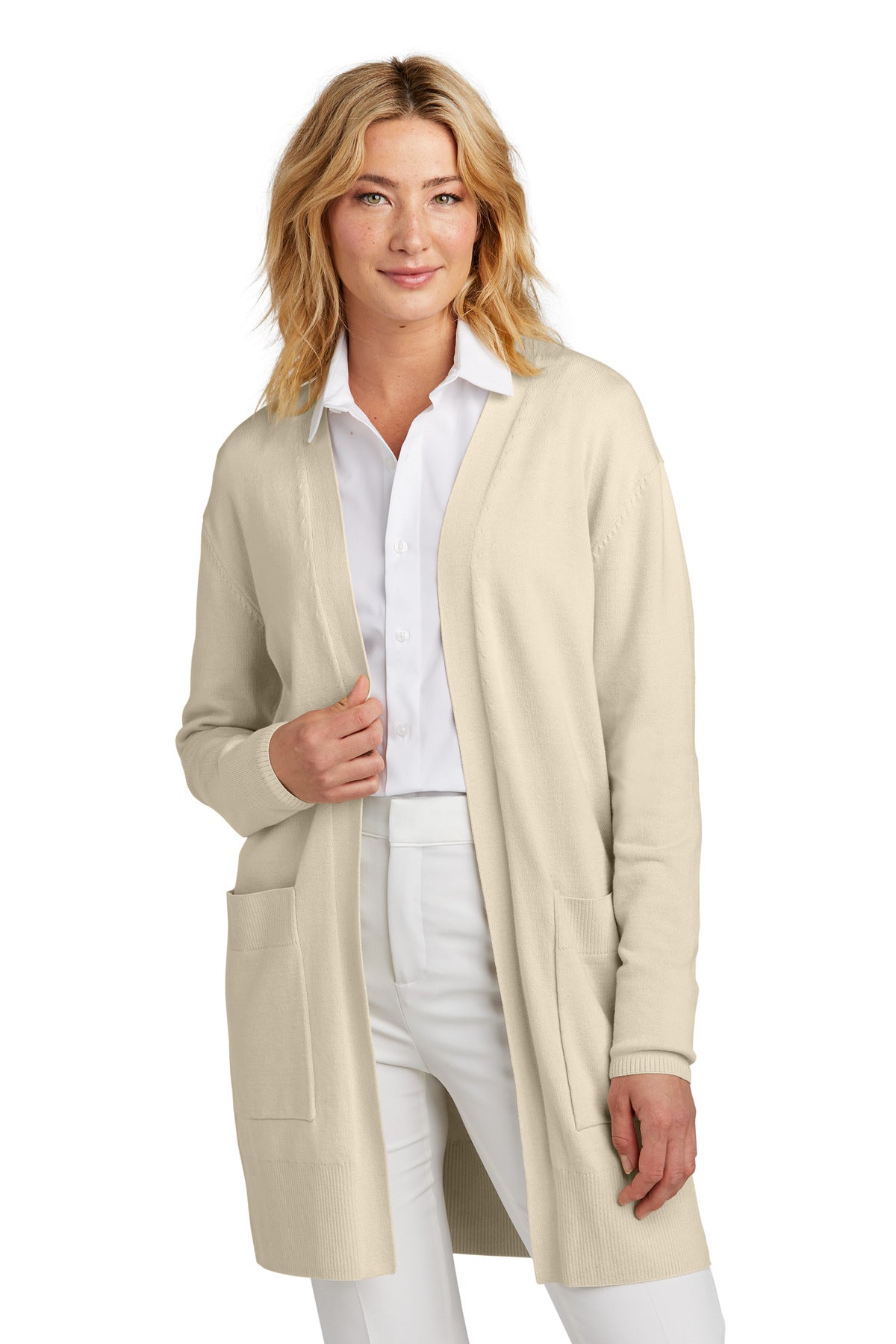 Mercer+Mettle Strickjacke mit offener Vorderseite für Damen