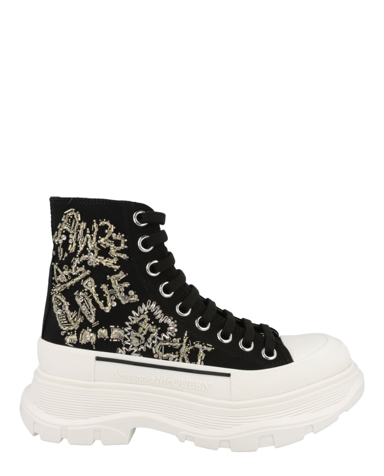 Kristall verzierte Tread Slick Stiefel