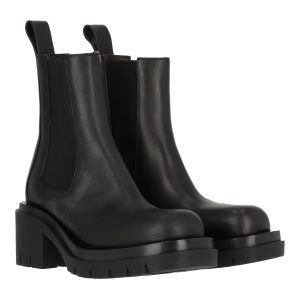 Bottega Veneta Damen Schwarzer Stiefel 7820108300348