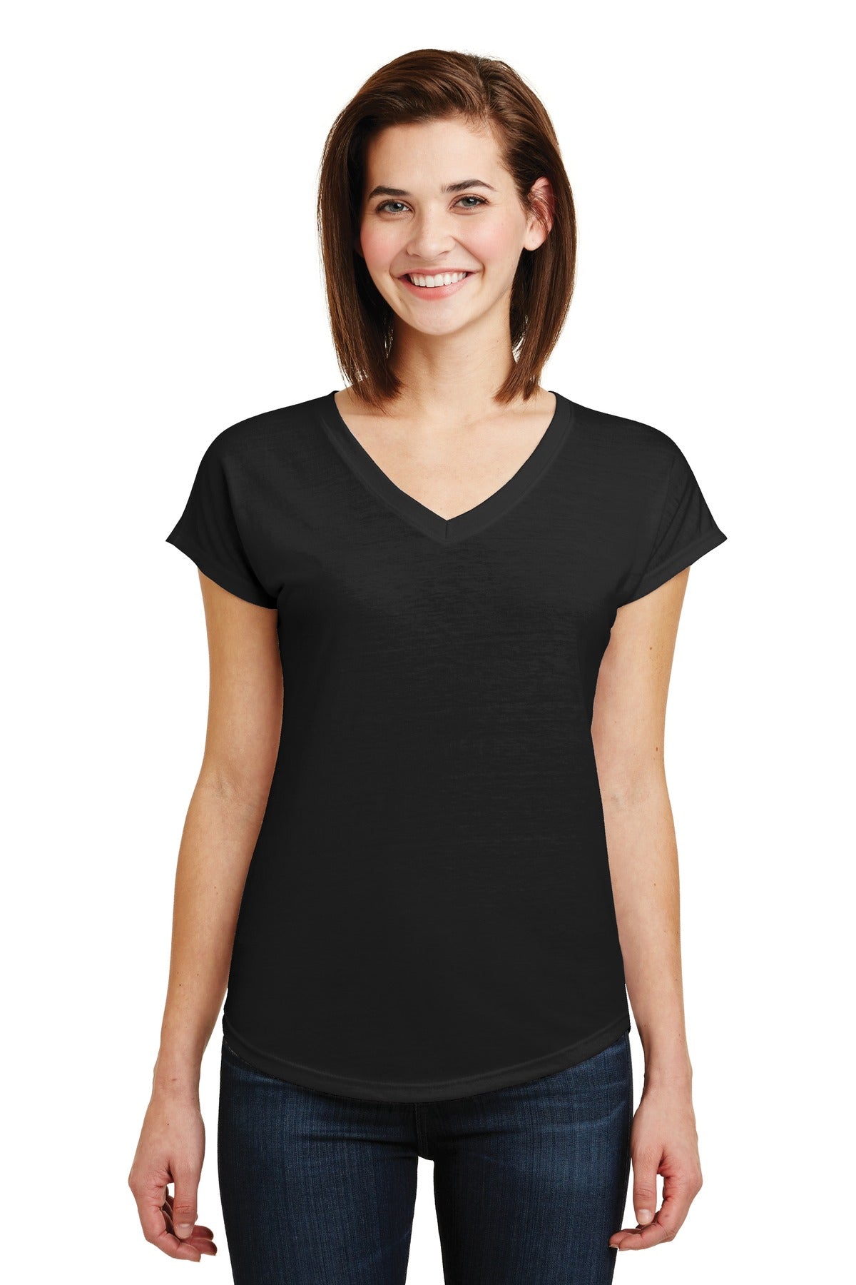 Anvil Damen Tri-Blend V-Ausschnitt Tee. 6750VL