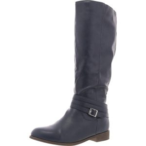 IvieWC Kniehohe Stiefel aus Kunstleder