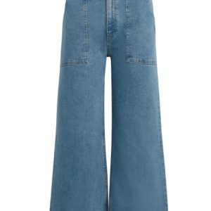 Jodi Jeans mit hohem Bund und weitem Bein in Blau 7732511572028