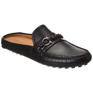 Ferragamo Große geprägte Leder Loafer