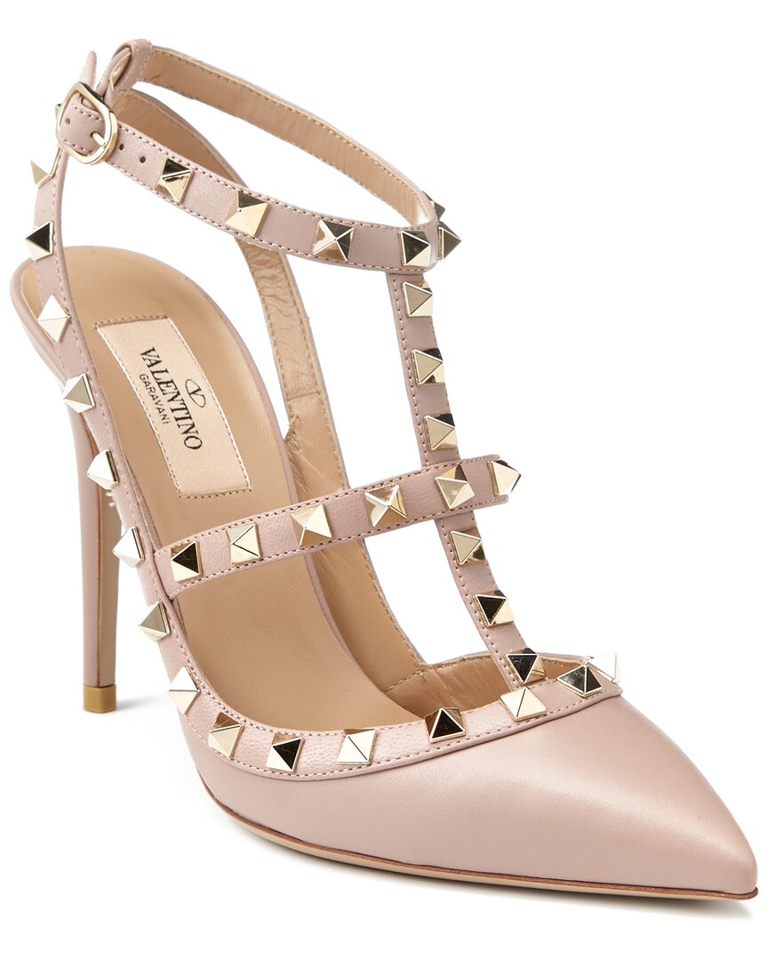 Valentino Rockstud Caged 100 Leder Pumps