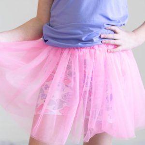 Hortensien-Tutu-Shorts