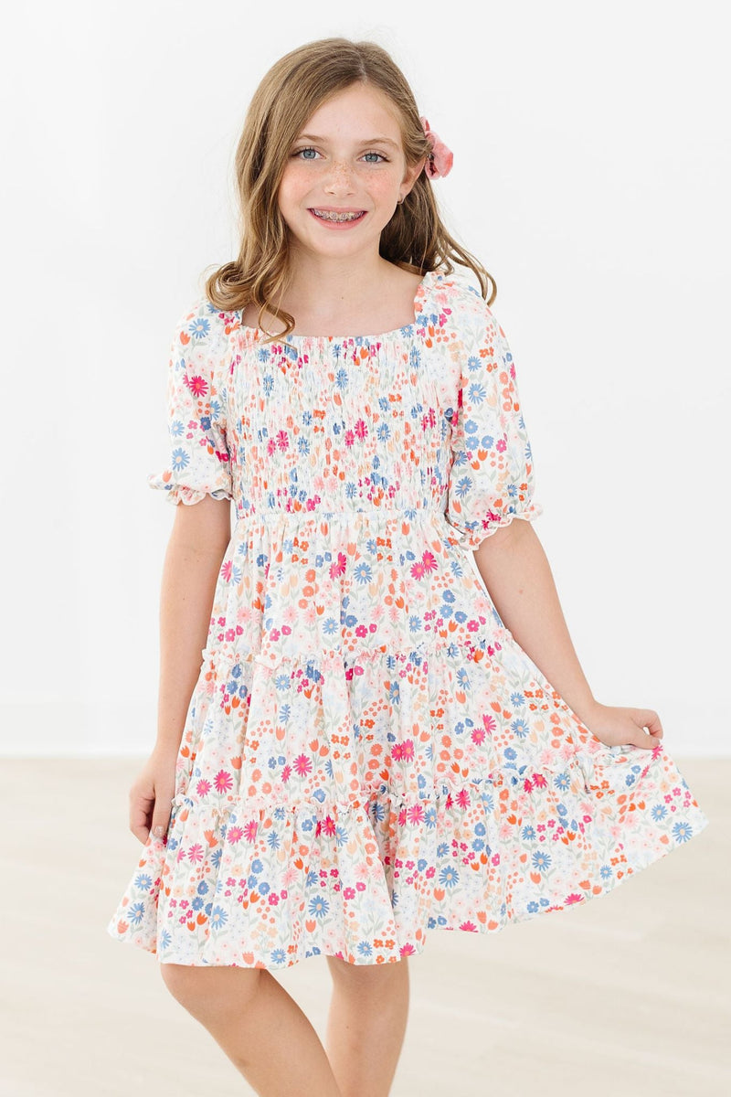 Wiese Magic Smocked Rüschenkleid