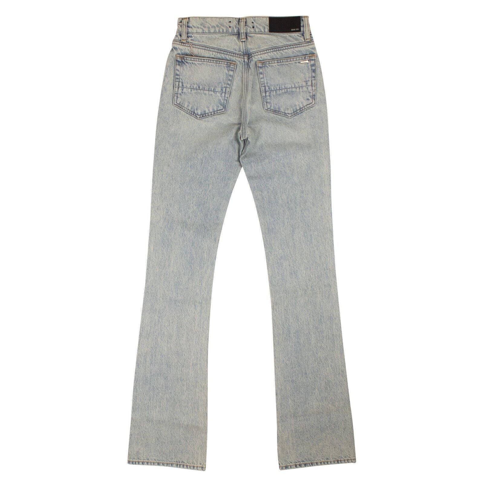 Blaue Straight Flare Jeans