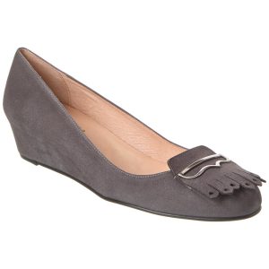 French Sole Evolve Keilpumps aus Wildleder