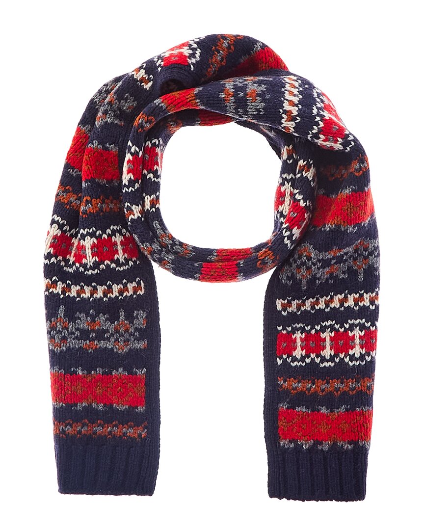 Alex Mill Fairisle Schal mit Wollblendung
