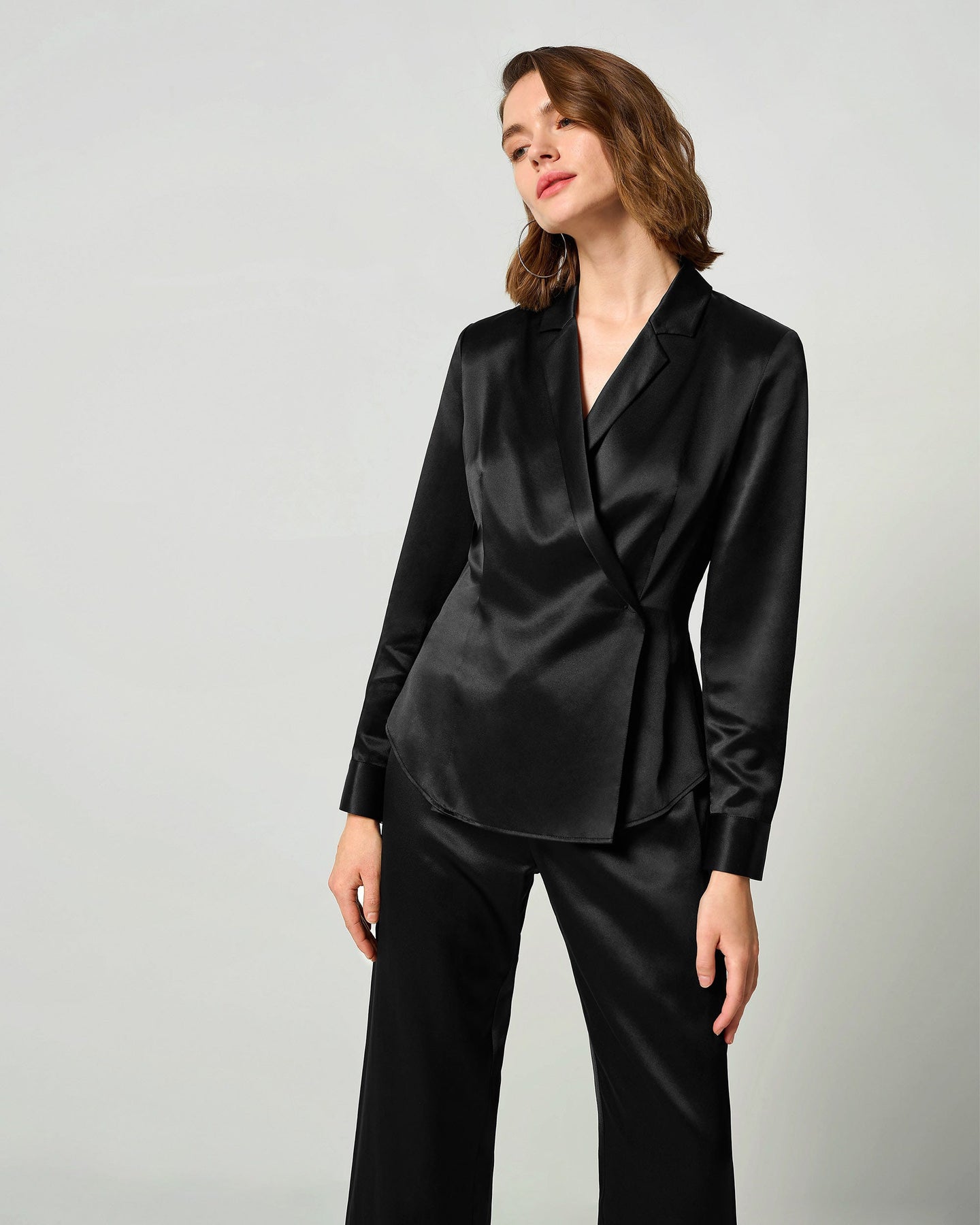 LILYSILK X MIM Seidenbluse