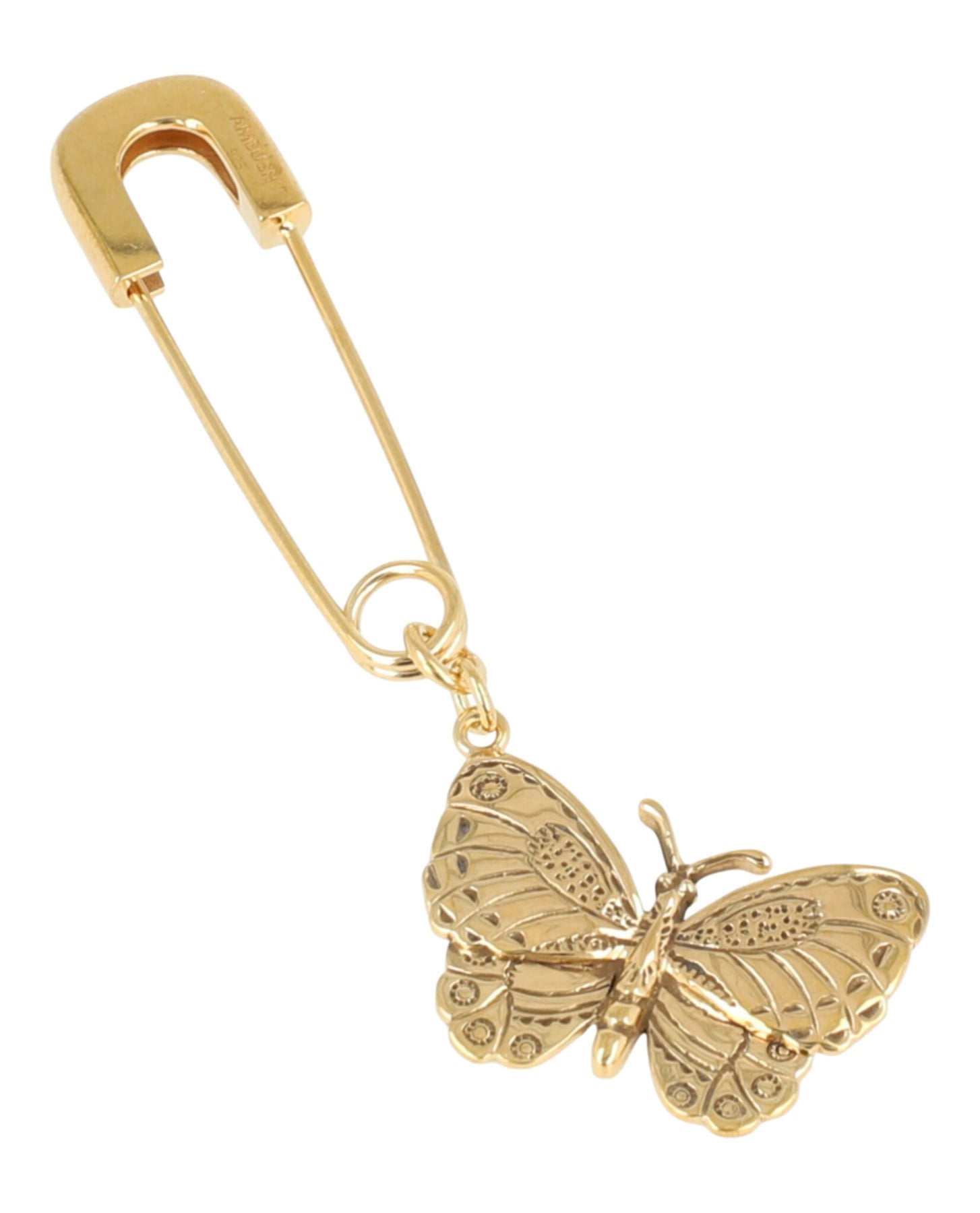 Einzelne Schmetterling Charm Ohrring