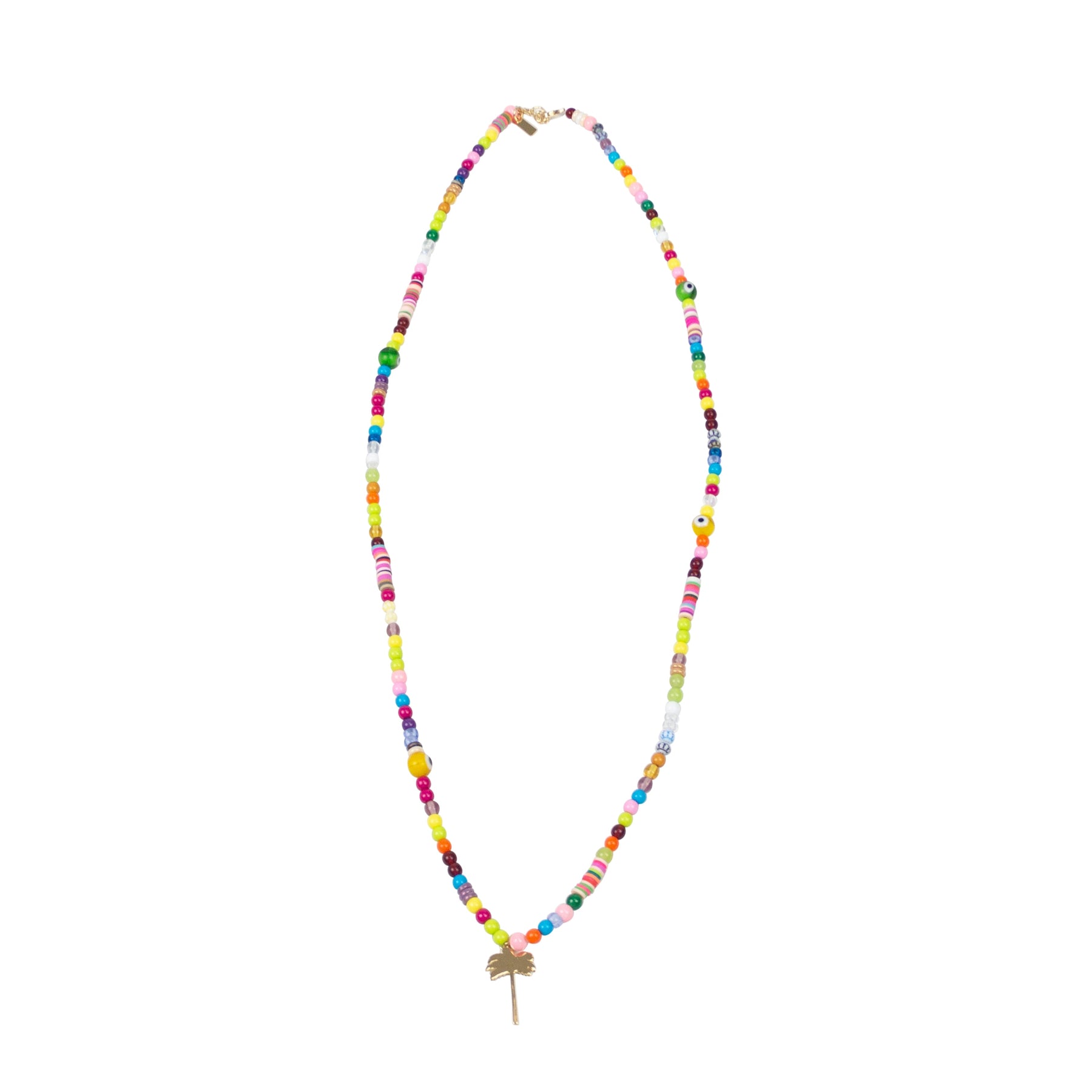 Mehrfarbige Palm Rainbow Halskette