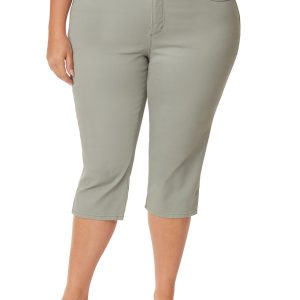 Plus Amanda Damen Denim Classic Rise Capri Jeans