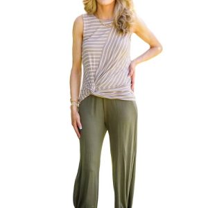Ella gestreiftes Tanktop in Multi 7732518486076