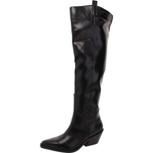 Solide Overknee-Stiefel aus Kunstleder von Luela