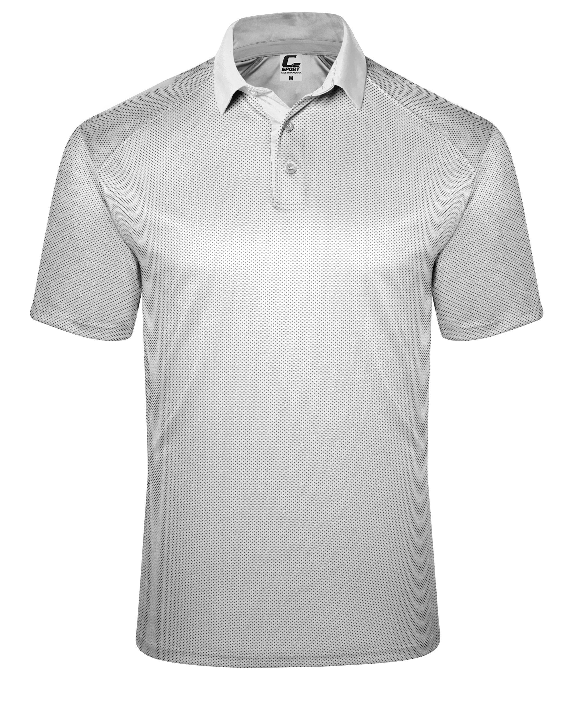 C2 Herren Mock Mesh Polo