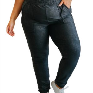 Best in Show Pebble Joggers in Schwarz 7732519370812