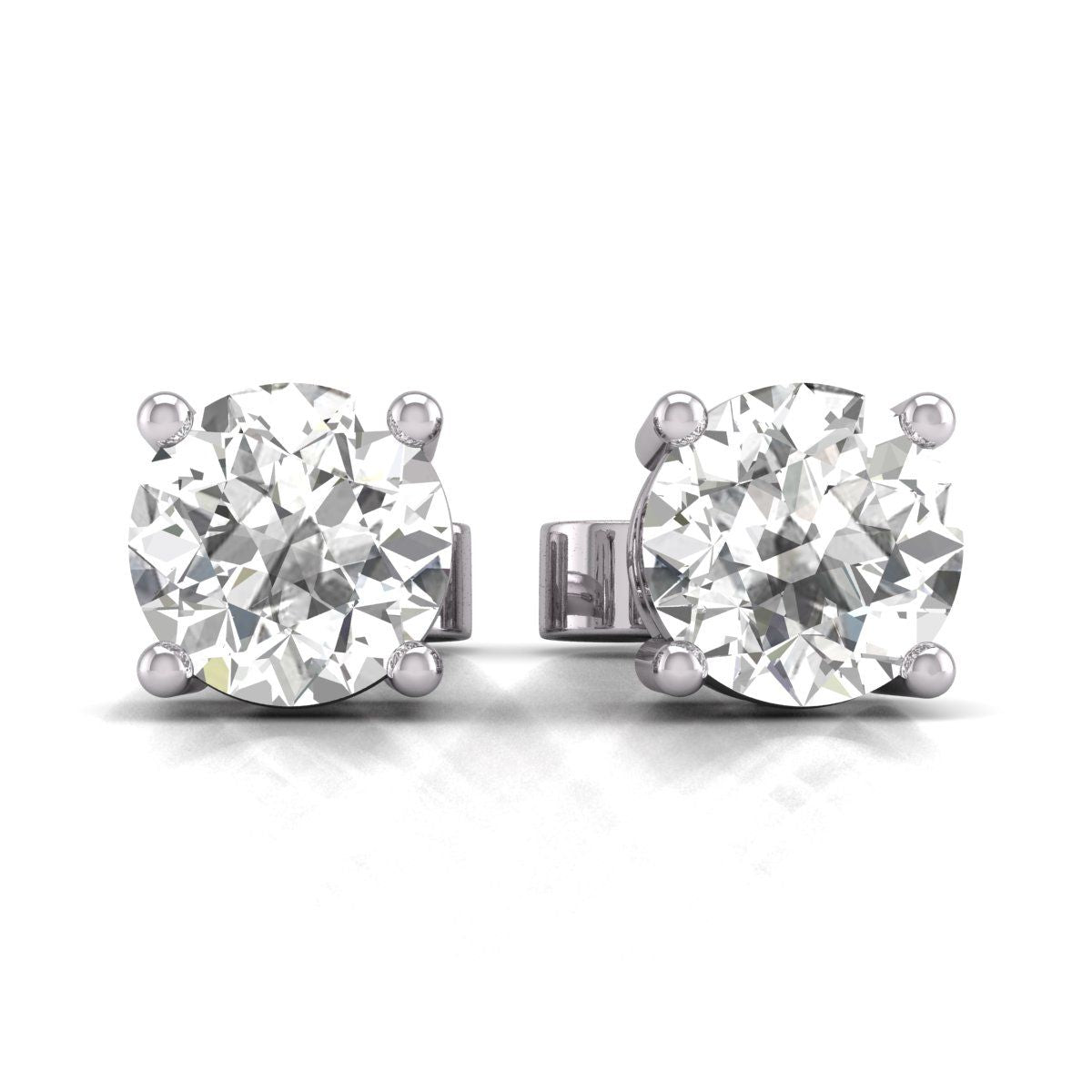 Diana M Labor 14KT WG 1/2CT TW LGD STUDIEN