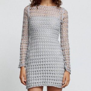 Adley Minikleid in Silber