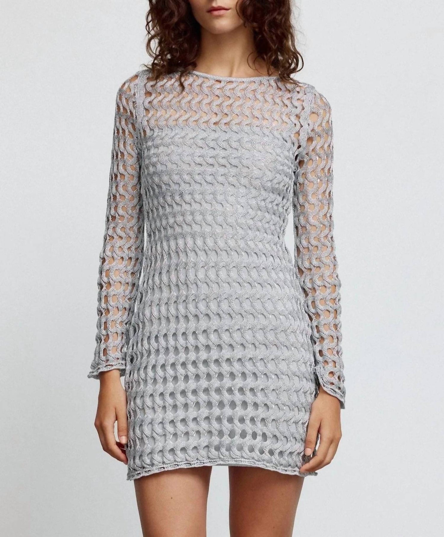 Adley Minikleid in Silber
