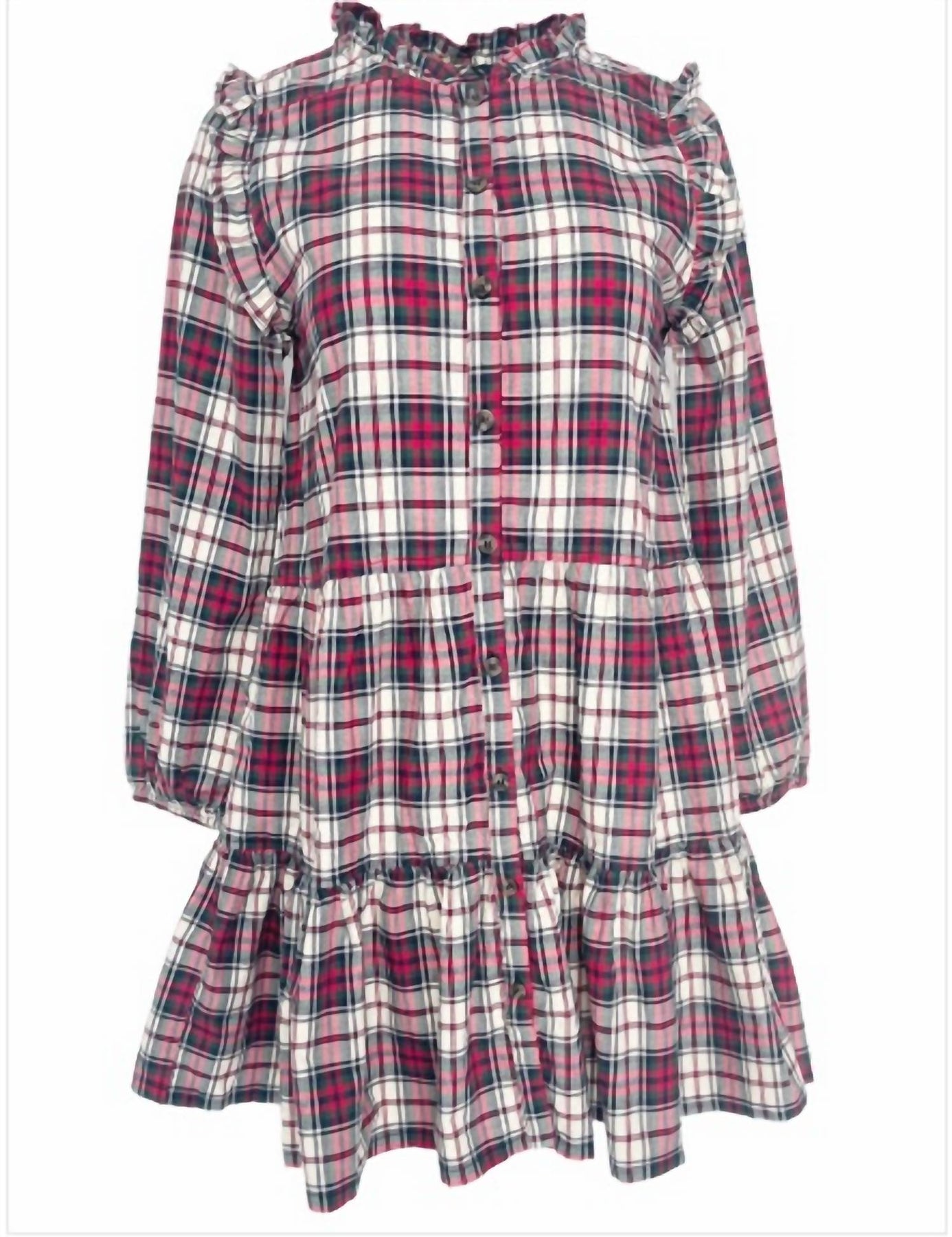 Kleid von Kalani in Holly Tartan
