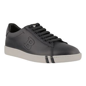 Bally Asher 6205249 Herren Schwarz Kalb Glattleder Turnschuhe US 13