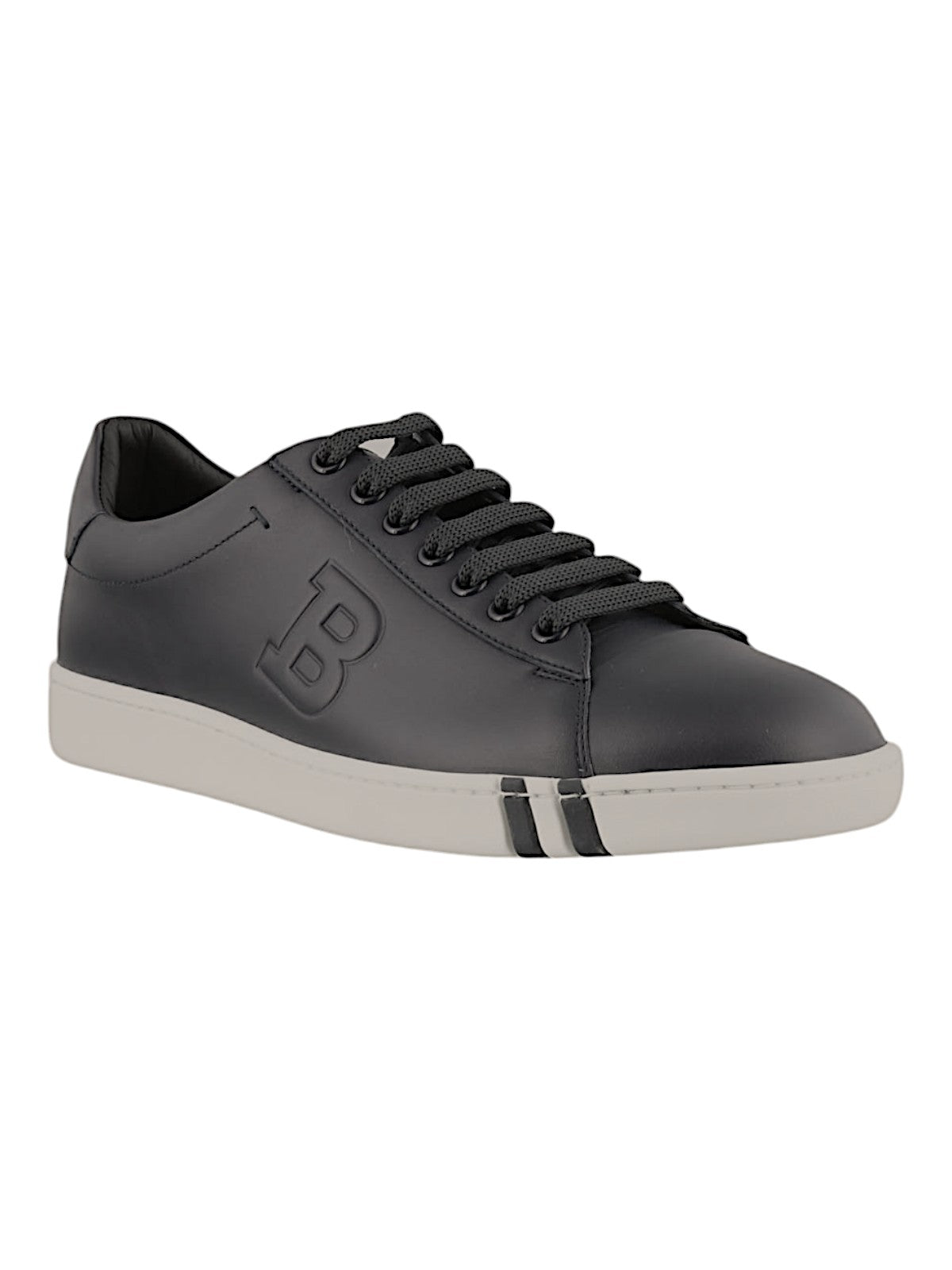 Bally Asher 6205249 Herren Schwarz Kalb Glattleder Turnschuhe US 13