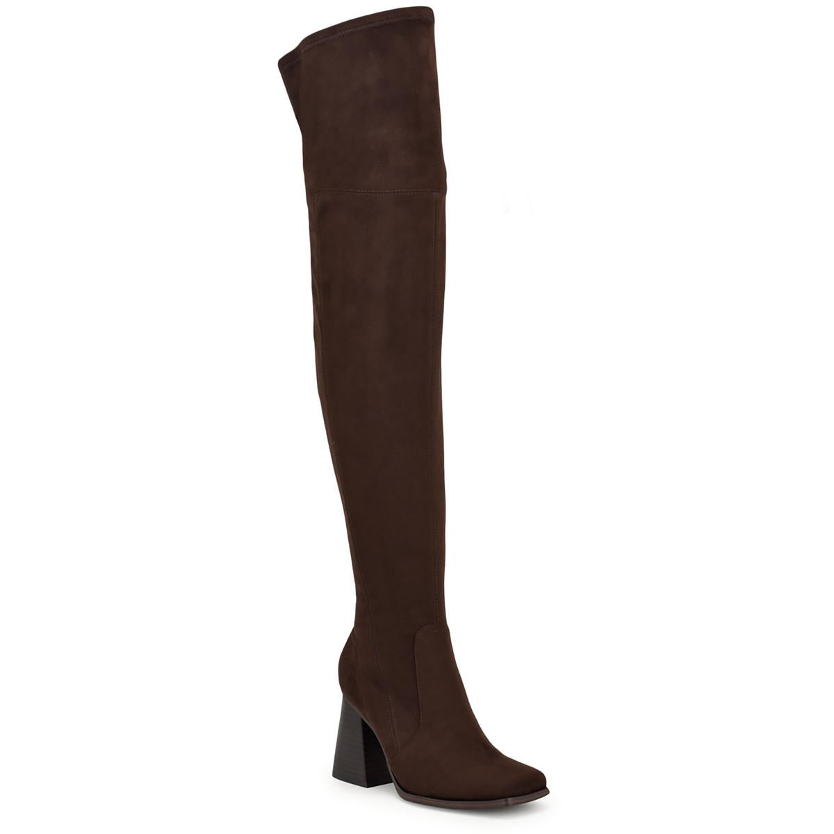 Begone quadratische Zehe dressy Overknee Stiefel