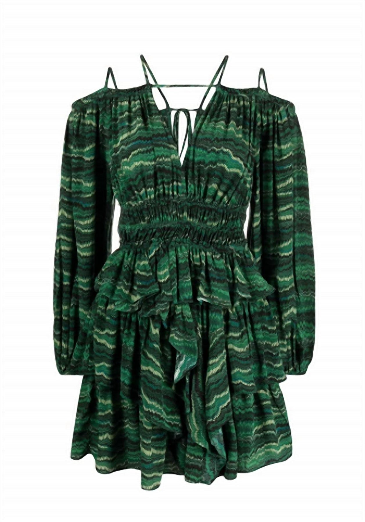 Damen Silvia Minikleid in Pfau