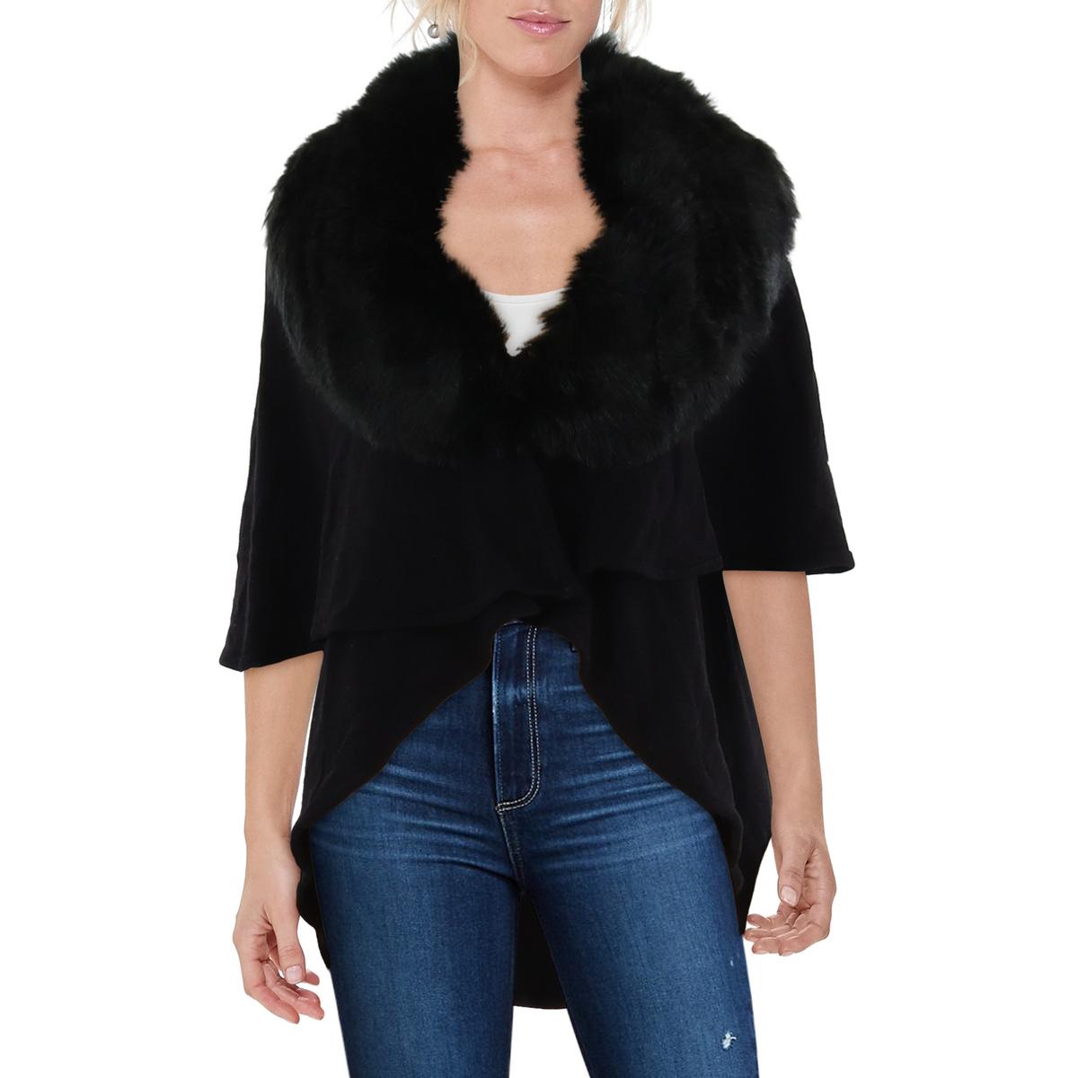 Formeller Strickjacke aus Kunstpelz