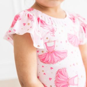 Pirouette S/S-Trikot mit Flatterärmeln