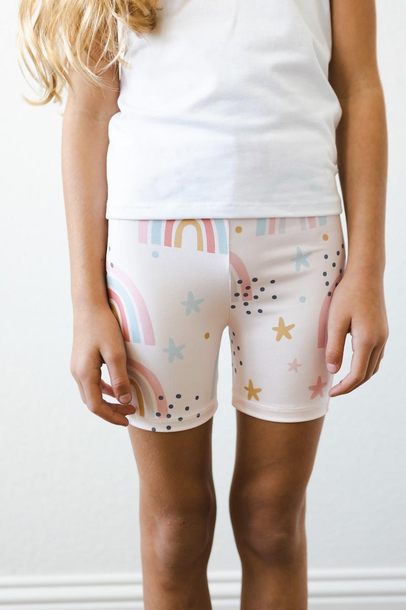 Über den Regenbogen Twirl Shorts
