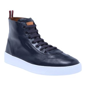 Bally Bruce 6230481 Herren Tinte High-Top Leder Sneaker Größe 6 US